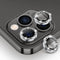 Tensea Camera Lens Protector for iPhone 13 Pro/Pro Max, 9H Tempered Glass Cover with Metal Individual Ring