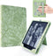 EJU 7"/6.8" Green Embossed Case Compatible with Kindle Paperwhite 11th/12th Gen,Colorsoft Signature Edition