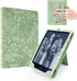 EJU 7"/6.8" Green Embossed Case Compatible with Kindle Paperwhite 11th/12th Gen,Colorsoft Signature Edition