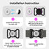 QR Code Airtag Holder, Waterproof Full Body Protection Anti-Lost Air Tag Case, Scan QR Code Send Location Alert Email,