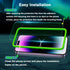 iPhone 14 Pro Max Screen Protector & Camera Lens Protector, HD Blue Light Blocking, Bubble & Glare Free, Easy Install