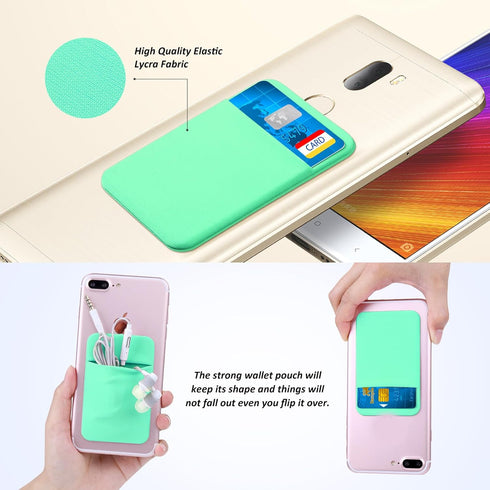 Costyle Slim Credit Card Holder, Stick-On Wallet for Back of Phone
