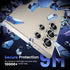 Tensea (3+2PCS) for Samsung Galaxy S24 Ultra 5G Camera Lens Protector, 9H Tempered Glass Cover, Metal Individual Ring,