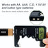 Universal Battery Tester Checker for AA AAA C D 9V 1.5V, Volt Checker for All Batteries - Black Color