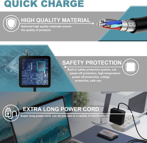 Sqrmekoko Replacement USB C Power Supply Charger for JBL Xtreme 3 Wireless Speaker