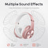 DOQAUS Bluetooth Headphones Over-Ear, 90 Hrs Playtime, Wireless Headphones with Microphone and Soft Earpads