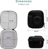 XANAD Grey Case for Fujifilm Instax Mini 12/11/10/9/8/7 Instant Camera, Storage Protective Carrying Bag with Shoulder