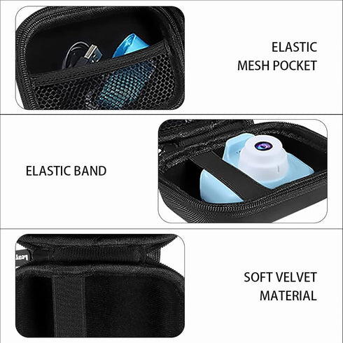 Leayjeen Kids Camera Case Compatible with Seckton/GKTZ/VATENIC/OZMI/PROGRACE/Nine Cube Kids Digital Camera Toys