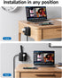 NTONPOWER 2 Prong Power Strip, 2 to 3 Prong Outlet Adapter, 5 ft Extension Cord, 8 Outlets, 3 USB, Wall Mount