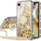 Silverback iPhone XR Case - Moving Liquid Holographic Glitter with Kickstand, Slim Protective Bling Case for Girls