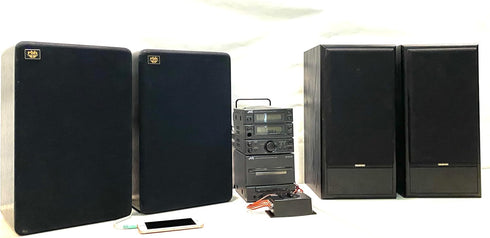 A/B A B A+B Stereo Speaker Selector Switcher Combiner 2 Way Black Box