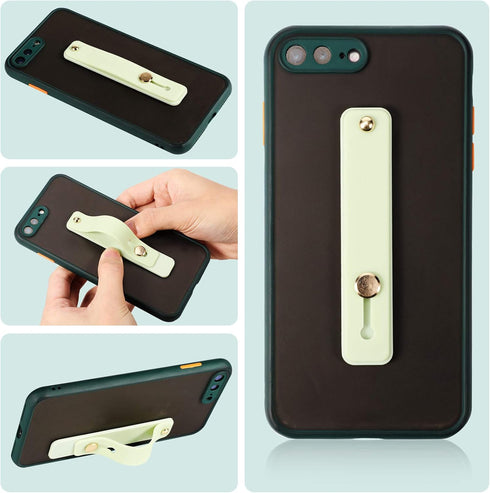 Weewooday 15 Pieces Phone Grip Strap, Telescopic Finger Loop Holder for Most Mobile Phones and Tablets (Colorful)