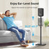 PERLESMITH Universal Speaker Stands for Surround Sound, Holds up to 11LBS, Adjustable Height for Satellite & Bookshelf