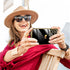 LeYi Galaxy S23 FE Case: Luxury Soft TPU, Tempered Glass Protector & Full Camera Lens Protection, Black, for Women.