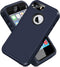 ACAGET Case for iPhone 5/5S/SE (2016), Heavy Duty Protective Armor Shock-Absorbing Dual Layer Rubber TPU + PC Cover