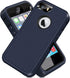 ACAGET Case for iPhone 5/5S/SE (2016), Heavy Duty Protective Armor Shock-Absorbing Dual Layer Rubber TPU + PC Cover
