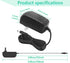 12V 2A AC Adapter 100-240V AC to DC 50-60Hz 12V DC transformer 12 Volt 2 Amps 24W Power Supply Converter with 5.5mm x 2.1mm/2.5mm Plug, for LED Light Security CCTV Camera 12V Cord(4.9FT)