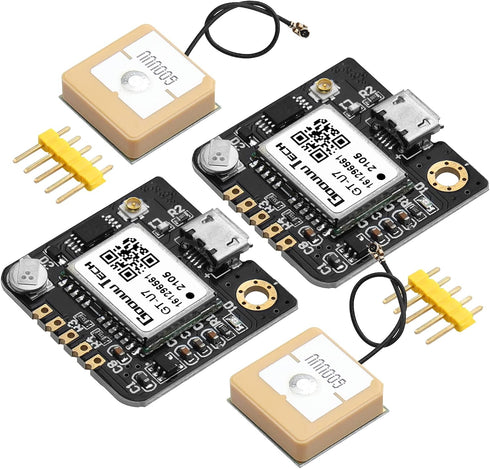 Beffkkip 2Pack GPS Module,Navigation Satellite Positioning NEO-6M,Arduino GPS, Drone Microcontroller, GPS Receiver Compatible