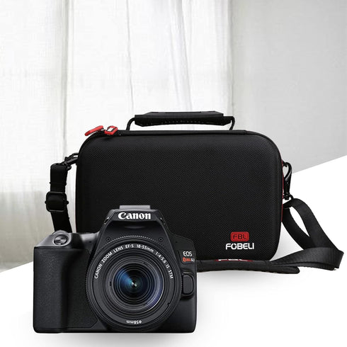 Hard Travel Carrying Case for Canon EOS Rebel T7 DSLR Camera with 18-55mm Lens, Waterproof Protective Storage Bag
