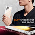 Temdan Galaxy S23 Ultra Case with Built-in Screen Protector, 2 Lens Protectors, Touch Sensitive, White