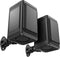 Saiyin Outdoor Indoor Speakers, Marine Grade Mount Speakers with Wall Mount Brackets, One Pair