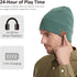 Bluetooth Beanie, Bluetooth 5.2 Wool Hat HD Stereo,24 Hours Play time,Built-in Microphone, Men's/Women's Christmas Electronic Gift (Green)