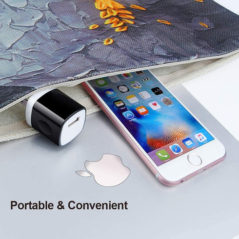 USB Charger Block 10 Pack, UorMe 1A 5V Single Port Power Adapter Charging Phone Cube Box Brick Plug Pack Compatible