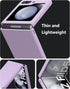 Thin Hard Matte Phone Case for Samsung Galaxy Z Flip 5 (2023) - Lilac, designed for Galaxy Z Flip5.