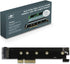 Vantec M.2 NVMe PCIe x4 Low Profile Adapter, 110 Length Support (UGT-M2PC130), Black