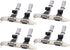 zdyCGTime 2 Port DB9 RS232 Serial Port Bracket to 10 pin Header Ribbon Cable Connector Adapter (12in 4Pcs)