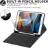 KBCASE Keyboard Case for iPad 9th/8th/7th Generation 2021/2020/2019, Compatible with iPad Air 3/Pro 10.5, Detachable