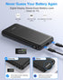 Ansody 2-Pack 10000mAh 22.5W 2 2 Pack Portable Charger, Slim USB C Power Bank Fast Charging with Outputs & Inputs
