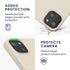 kwmobile TPU Silicone Case Compatible with Apple iPhone 13 - Soft Finish Phone Cover, Cream