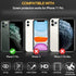 2 Pack Privacy Screen Protector for iPhone 11 Pro 5.8 Inch+ 2 Pack Camera Lens Protector, Anti Spy Private Tempered Glass Film, Case Friendly