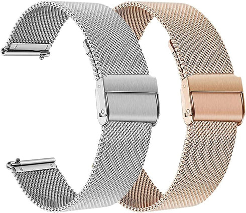 Replacement Metal Wrist Strap for Popglory P66/NiUFFiT P66/Ddidbi P66D/Aptkdoe P66D/Nerunsa P66D/Dotn P66D Smart Watch