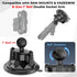 VAZESWIN 1" 3.5" 1" Insta360 Ball Twist-Lock Suction Cup Mount, Large Suction Cup Base for Vehicle Windshields