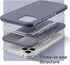SURPHY iPhone 11 Pro Case, Thickened Liquid Silicone, 5.8 inches, with Microfiber Lining, Lavender Gray