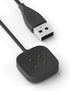 Bicmice Fitbit Sense & Versa 3 Charger Replacement Cable Dock for Sense 2, Sense, Versa 4, Versa 3 (3.3Ft)