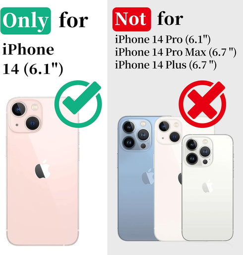 Cozycase iPhone 14 Waterproof Shockproof Dustproof Case, Heavy Duty 360 Full Body Military Grade with Screen Protector