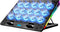 KeiBn Laptop Cooling Pad, Gaming Fan with 15 Quiet Fans, RGB Cooler for 10-17.3 Inch Laptops, 4 Height Stands