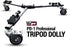 Vidpro PD-1 Professional Tripod Dolly, Heavy Duty with Adjustable Leg Mount, Locking Wheels, Carrying Case