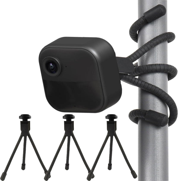 Uogw 3 Pack Flexible Tripod for Blink Outdoor 4 (4th Gen), Blink Outdoor (3rd Gen) XT3, Blink Mini, Wall Mount Bracket