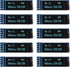 DWEII 10 I2C 0.91 Inch I2C I2C 3.3V~5V 4PINS ESP32 ESP8266 STM32 Pieces Display Module OLED Display Module OLED Screen