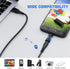 USB C Adapter 4-Pack, 2*C Female to Micro USB Male, 2*USB C to Mini 5-Pin USB Male, Compatible with GoPro, Galaxy