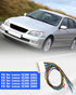 Wujexuhe IS300 2001 2002 2003 2004 2005 Wiring Harness Amp Bypass Stereo Adapter Fit for Lexus