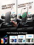 CHGeek Wireless Car Charger with Phone Holder Mount, 15W Fast Charging for Car Accessories