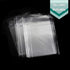 Golden State Art Pack of 100, 5 1/4 X 7 1/8 inches Crystal Storage Bags, Acid-Free Clear Sleeves for 5x7 Photo Framing