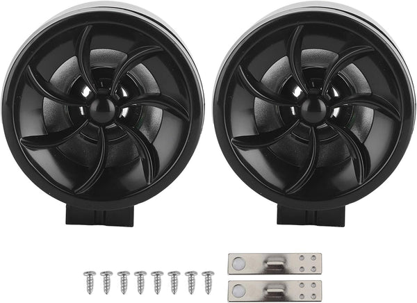 Fydun 12V Motorcycle Speaker, High Power Loudspeaker for Audio Music Amplifier with Light Effect, Plug and Play
