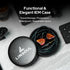 Linsoul Mini Portable Aluminum Storage Earphone Case, Water Resistant, Hard Protective Carrying Case for KZ ZS10 PRO,