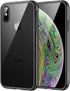 JETech Non-Yellowing Shockproof Phone Bumper Cover for iPhone Xs Max 6.5-Inch, Anti-Scratch Clear Back (Black)